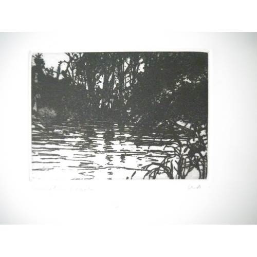 9043 - Norman Ackroyd (ill.); Jeremy Hooker: 'Itchen Water. Poems by Jeremy Hooker and Etchings by Norman A... 