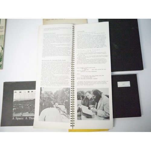 9045 - A collection of 19 books and booklets avant garde photography, art, poetry, literature etc, includin... 