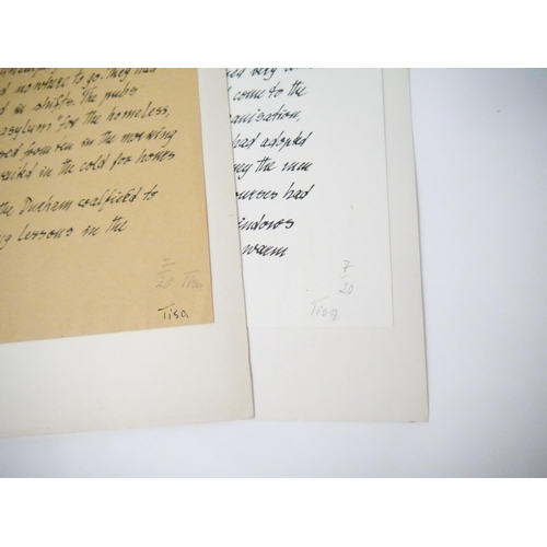 9046 - Tisa von der Schulenburg (1903-2001), a collection of 13 lithograph prints, being memoirs of County ... 