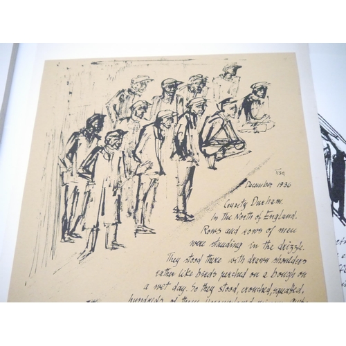 9046 - Tisa von der Schulenburg (1903-2001), a collection of 13 lithograph prints, being memoirs of County ... 