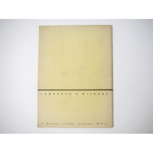 9047 - Felicia Browne: 'Drawings by Felicia Browne. Killed in Action with the Spanish Government Militia', ... 