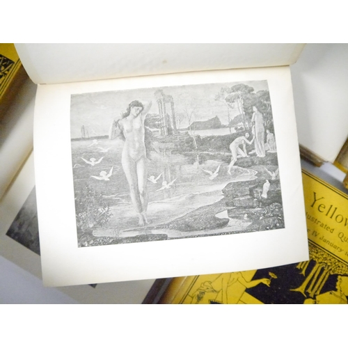 9049 - Aubrey Beardsley; Henry Harland et al: 'The Yellow Book: An Illustrated Quarterly [Complete in 13 Vo... 