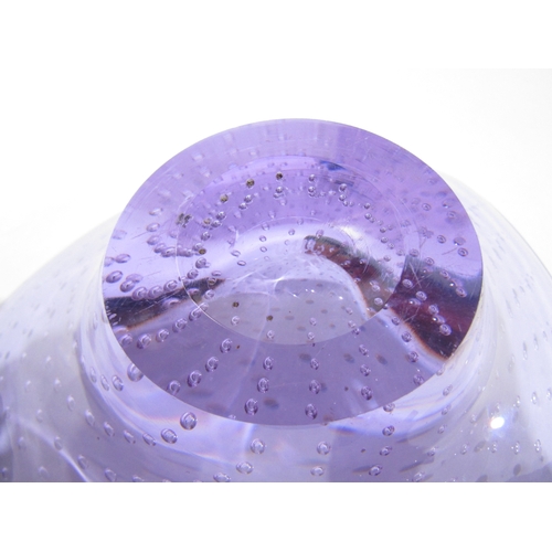 4019 - A Thomas Webb bubble glass fruit bowl