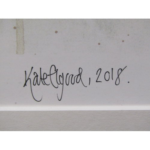 1058 - KATE ELGOOD (XX/XXI): A framed and glazed limited edition print depicting a Butterfly titled 
