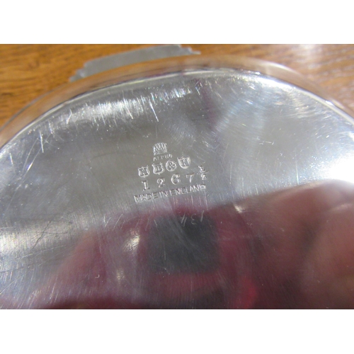 1028 - Two Art Deco form H.B. & H. silver plated serving dishes with covers