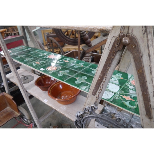 2012 - Two sets of fire place tiles