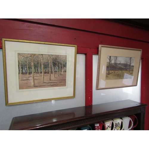 4020 - HENRY POTTER STEVENS (1875-1965): Two watercolours depicting trees 