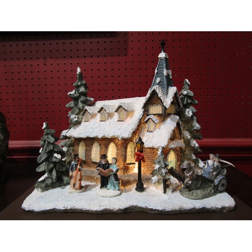 4040 - A light-up Victorian winter scene