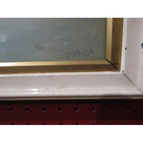 4042 - A.E NIBLOCK (XIX/XX) A pair of framed and glazed watercolours - Venetian Sunset and Evening. Both si... 