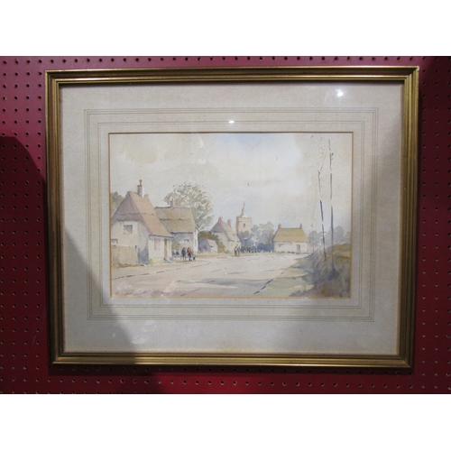 4049 - SIDNEY CARDEW (1931-2017) Two framed and glazed watercolours of Village scenes. Both signed. Image s... 