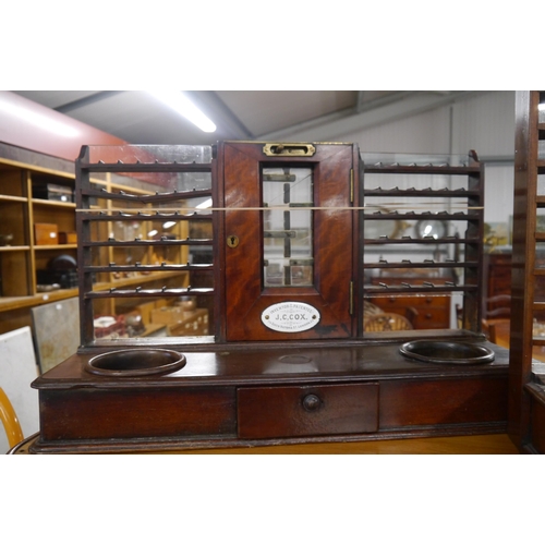2001 - Three Victorian mahogany cash tills by J.C.Cox