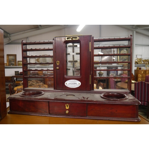 2001 - Three Victorian mahogany cash tills by J.C.Cox