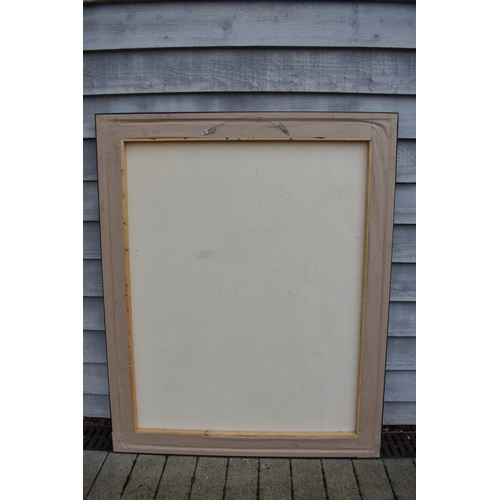 5020 - KARUNA PANUMES (b. 1967) Thai Contemporary Artist: Self-portrait executed in oils on canvas, in meti... 