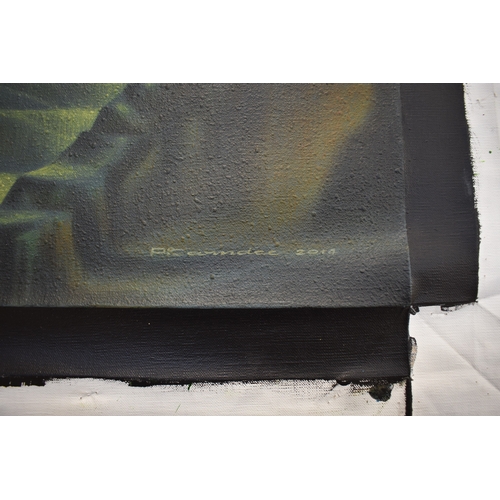 5045 - PAIROJ KARNDEE Thai Contemporary Artist: Portrait female in Angel form, titled 