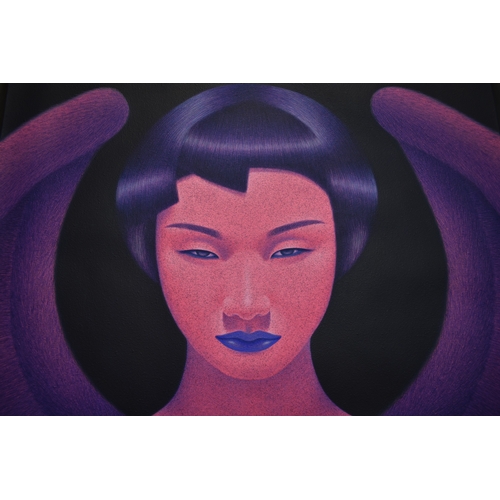 5050 - PAIROJ KARNDEE Thai Contemporary Artist: Portrait female in Angel form, titled 
