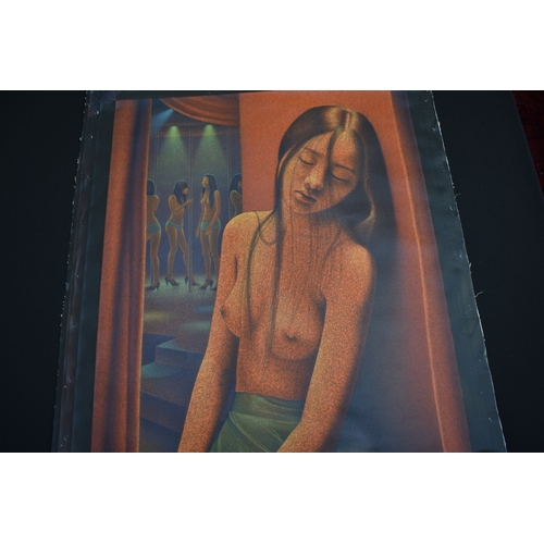 5051 - PAIROJ KARNDEE Thai Contemporary Artist: Female portrait, titled 