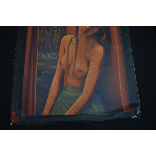 5051 - PAIROJ KARNDEE Thai Contemporary Artist: Female portrait, titled 