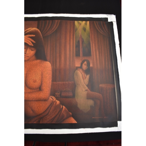 5052 - PAIROJ KARNDEE Thai Contemporary Artist: Female portrait, titled 