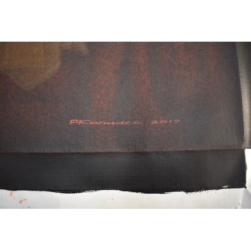 5052 - PAIROJ KARNDEE Thai Contemporary Artist: Female portrait, titled 