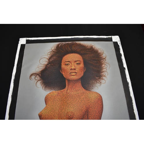 5054 - PAIROJ KARNDEE Thai Contemporary Artist: Female portrait, titled 