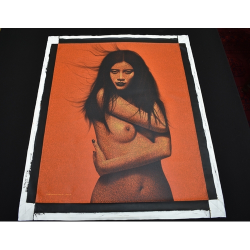 5058 - PAIROJ KARNDEE Thai Contemporary Artist: Female portrait, titled 