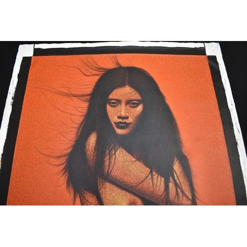5058 - PAIROJ KARNDEE Thai Contemporary Artist: Female portrait, titled 