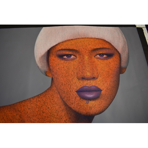 5059 - PAIROJ KARNDEE Thai Contemporary Artist: Female portrait, titled 