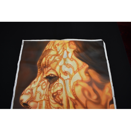 5024 - KARUNA PANUMES (b. 1967) Thai Contemporary Artist: Self-portrait titled 