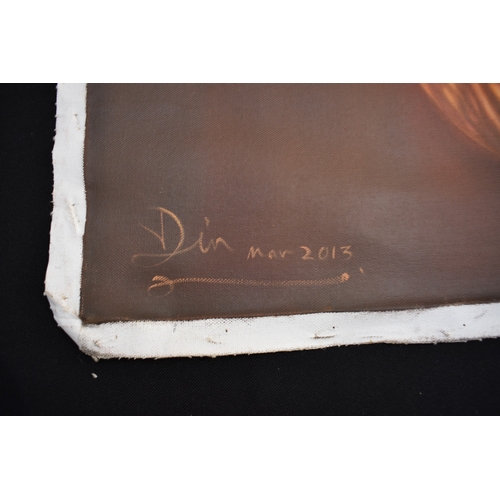 5024 - KARUNA PANUMES (b. 1967) Thai Contemporary Artist: Self-portrait titled 