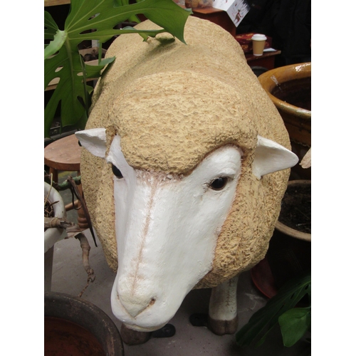 2033 - A life size garden Merino Ewe