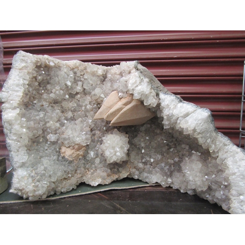 2059 - A large Quartz Geode specimen 60w 44cm tall