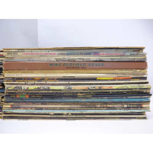 8279 - Classic Rock / Prog / Psych - A collection of approximately sixty-five LPs to include COVEN: 'Blood ... 
