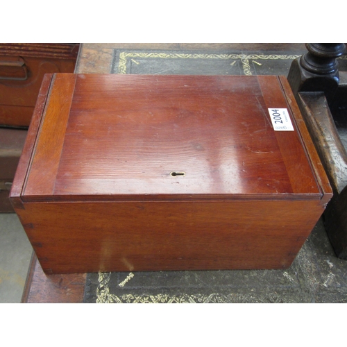 2004 - A boxed brass microscope