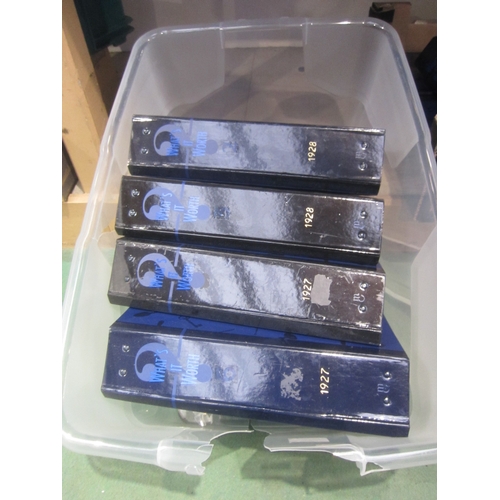 7026 - Four folders containing various Belgium parcel labels with attached stamps dated from 1927 & 1928