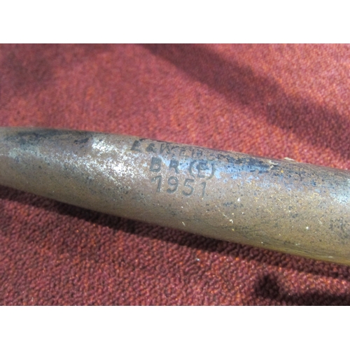 7063 - WITHDRAWN - A railway firing shovel, stamped BR (E) 1951