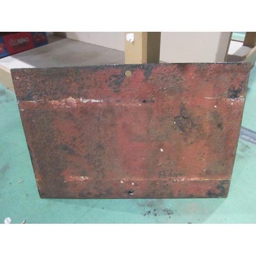 7070 - A cast iron Midland Railway pattern sign 