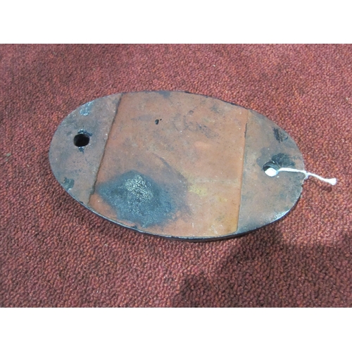 7096 - A cast iron shed plate 30A - Stratford