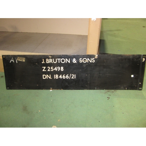 7104 - An enamel 'Archway' Underground sign, 89cm x 23cm