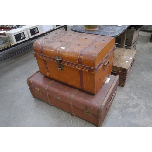 2010 - Two Bygone trunks one metal