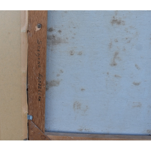 5035 - 20th Century Balinese beautiful night study of a Balinese temple, date 31. Painted at the most signi... 