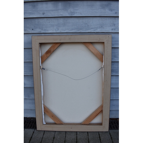 5034 - TRAWUL PRAMAN (b.1965) Thai Contemporary Artist: Portrait of Buddha Head, dated 2001, framed, image ... 