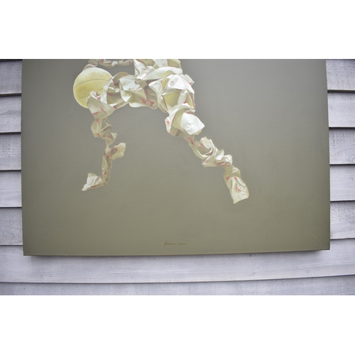 5013 - HUANG SIMAO (b.1967) Jingdezhen (China) Contemporary Artist: Oil painting from the 