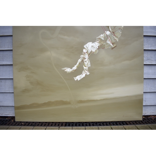 5014 - HUANG SIMAO (b.1967) Jingdezhen (China) Contemporary Artist: Oil painting from the 