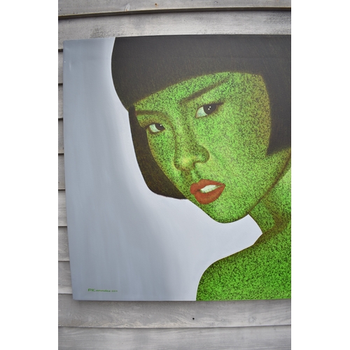 5003 - PAIROJ KARNDEE Thai Contemporary Artist: Portrait titled 