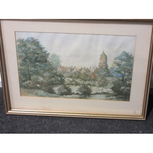 1279 - Two watercolours - P O Sheppey of a cat titled 