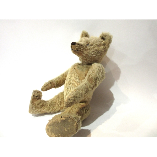 Attributed to Steiff: An early 20th Century golden mohair jointed teddy ...