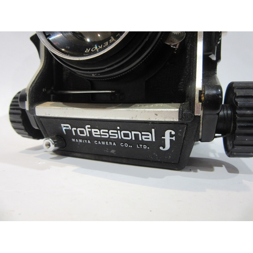 7057 - Mamiya C330 Professional F TLR film camera, serial 0135311, two Mamiya-Sekor 80mm f/2.8 lenses, with... 