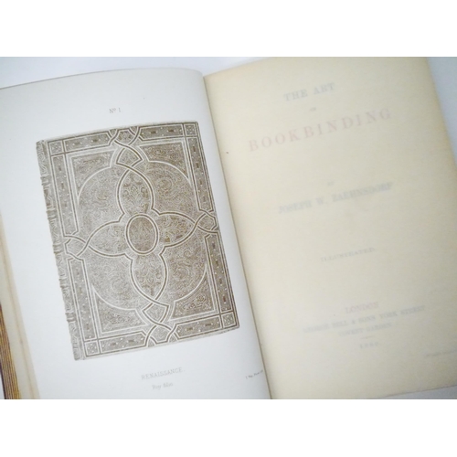 5005 - (Zaehnsdorf Fine Binding.) Joseph W. Bell: 'The Art of Bookbinding', London, George Bell and Sons, 1... 