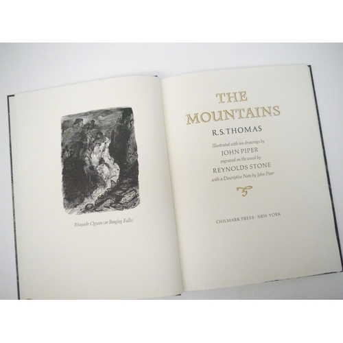 5017 - John Piper (ill.); R.S. Thomas: 'The Mountains', Rampant Lions Press for Chilmark Press, New York, 1... 