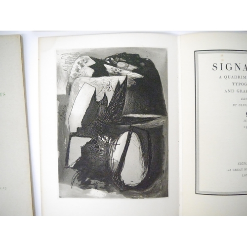 5028 - 'Signature: A Quadrimestrial of Typography and Graphic Arts', edited Oliver Simon, London, Curwen Pr... 